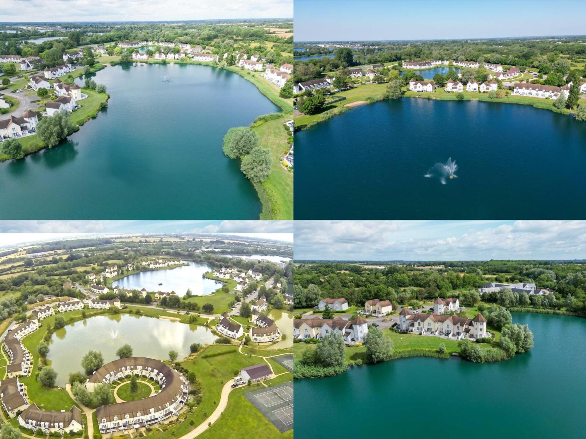 סירנססטר Luxury Kingfisher Lodge, Isis Lake, Within The Cotswold Waterpark מראה חיצוני תמונה